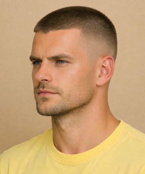 Buzz Cut Fade Hair Design