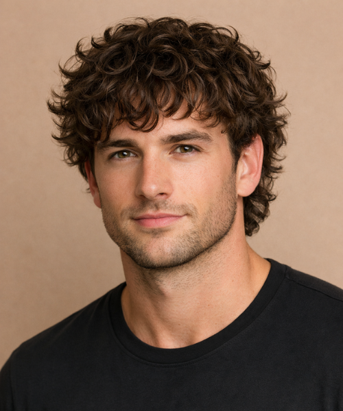 Curly Shag Haircut Designs