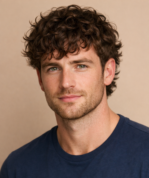 Curly Shag Haircut