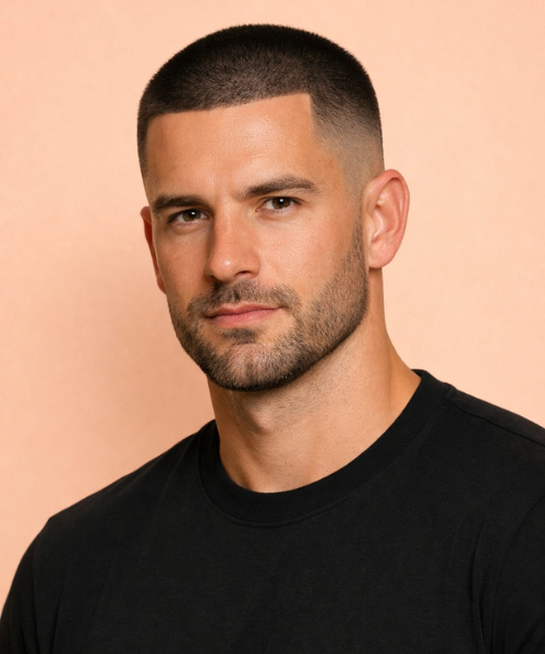 Mid Fade Buzz Cut for a Modern Everyday Look