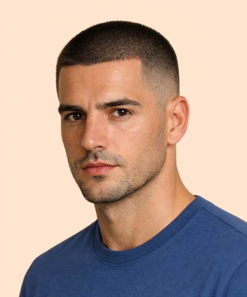 Mid Fade Buzz Cut