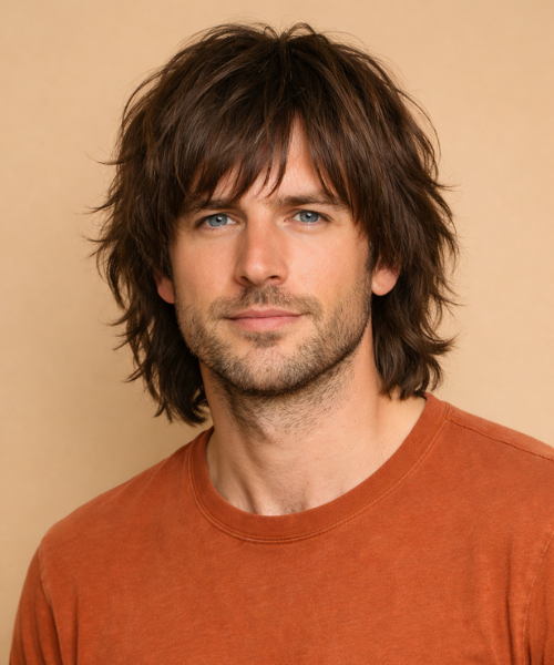 Shoulder Length Shag Haircut