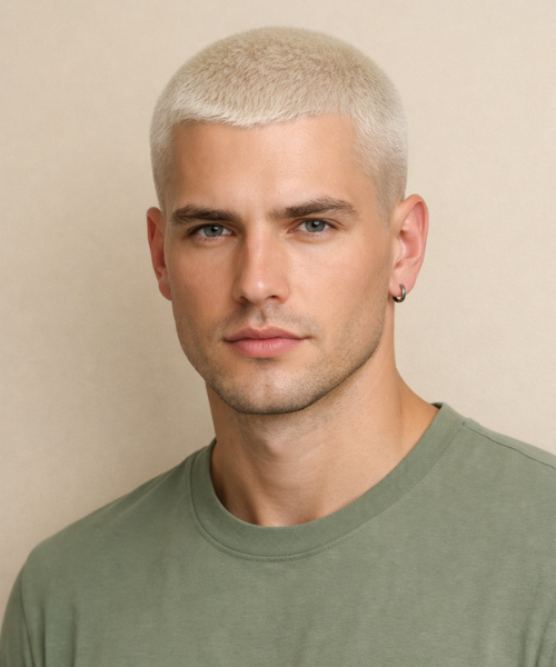 Bleached Buzz Cut