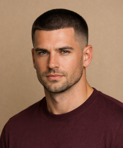 Buzz Cut Taper Hair Design