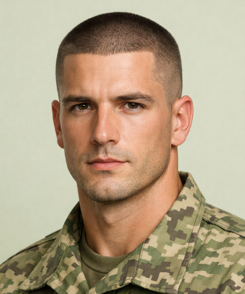 Military Buzz Cut Hairdesign