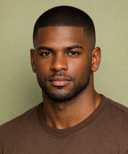 The Buzz Cut Black Men Hairs