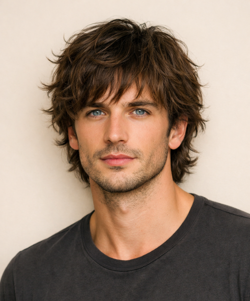 Wavy Shag Haircut
