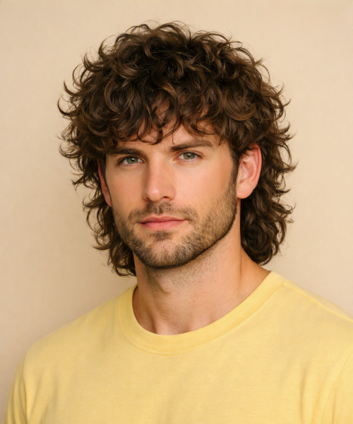 Curly Wolf Cut Hairs