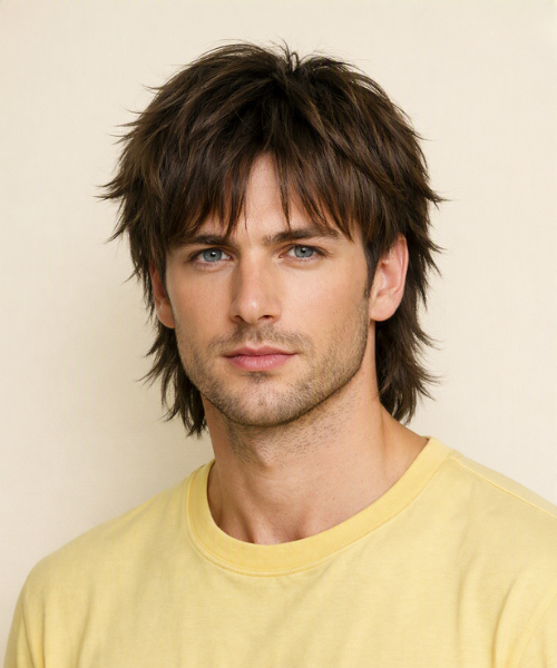 Korean Wolf Cut Hairdesign