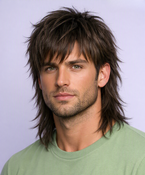 Wolf Cut Long Hair Offers Styling Flexibility