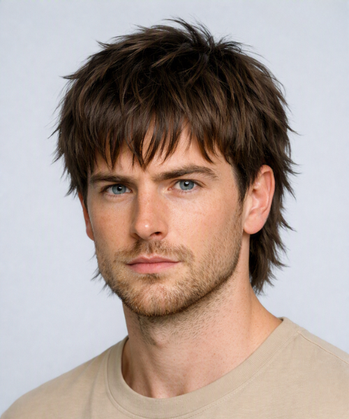 Wolf Cut Short Hair Is Easy to Style