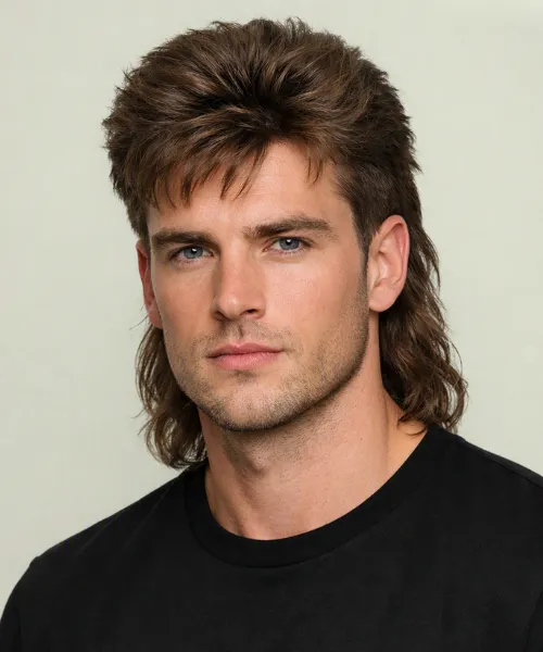 Classic 80s Mullet Hairdesign