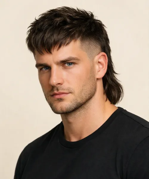 Corte Mullet With Fade For Trending Styling