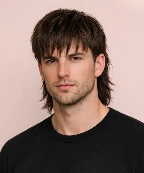 Korean Mullet With Fringe