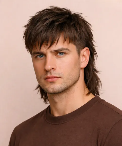 Layered Korean Mullet