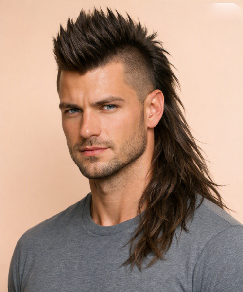 Long Mohawk Mullet