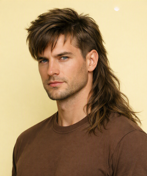Long Mullet Hair Styling