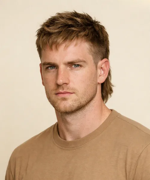 Short Corte Mullet Hairs