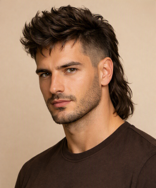 Taper Fade Mullet