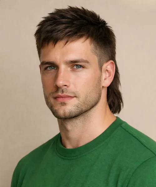 Neat Taper Mullet Hairs