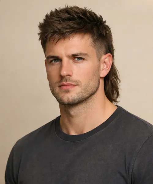 Taper Mullet Hairstyle